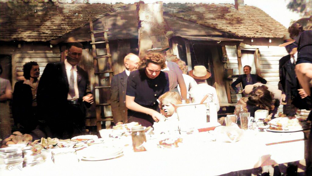 Howard Family Reunion with culinary spread