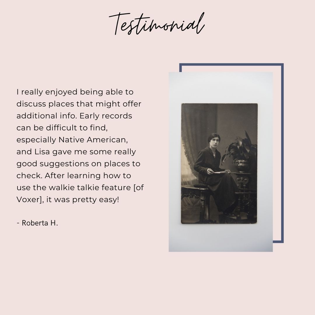 genealogy coach for a day testimonial