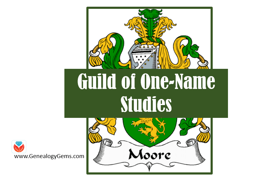 Surname Research for Free Guild of OneName Studies at Genealogy Gems