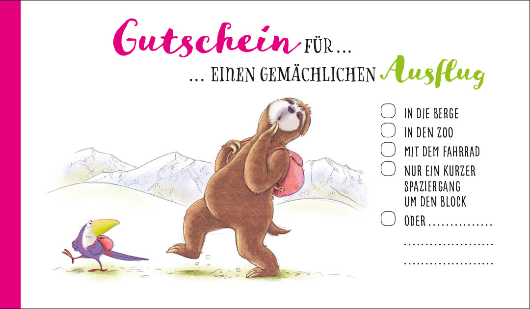 Geschenkbuch Faultier LISA MANNEH