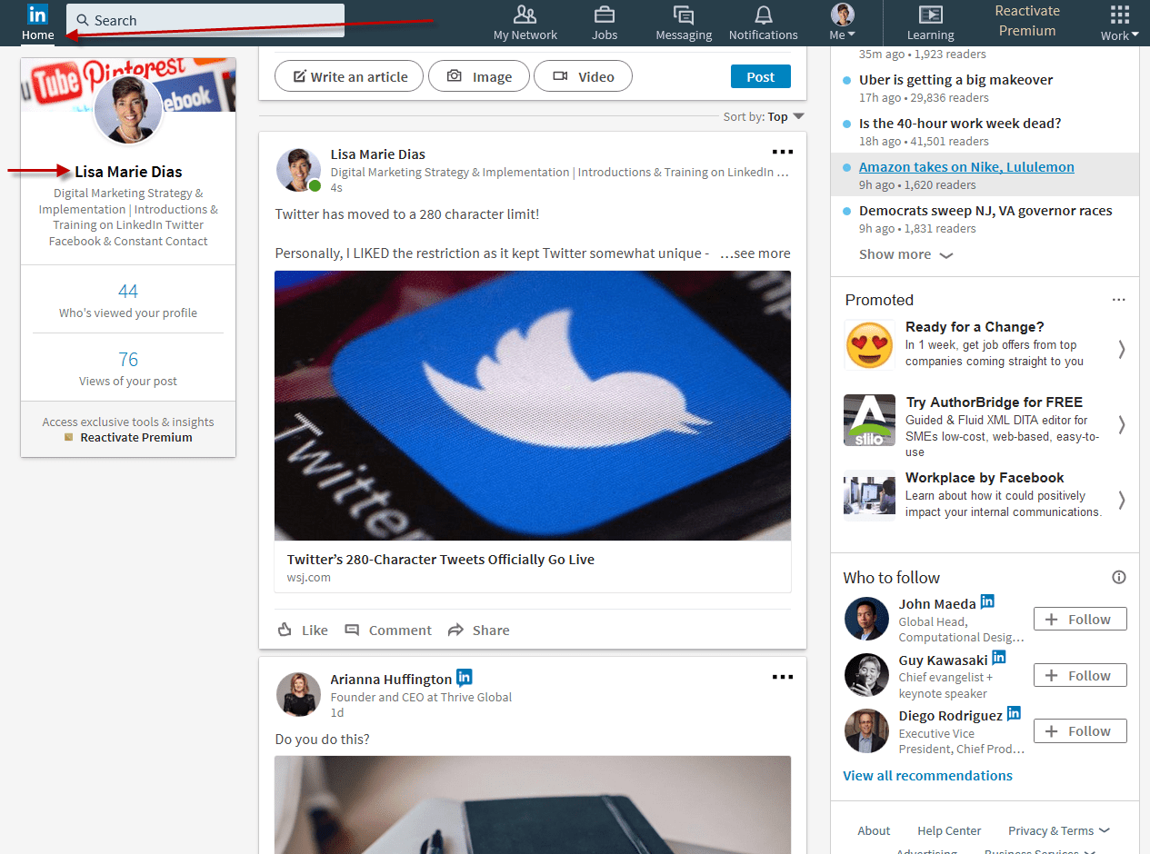 How to Link to a Post on LinkedIn LisaMarie Dias DesignsLisaMarie