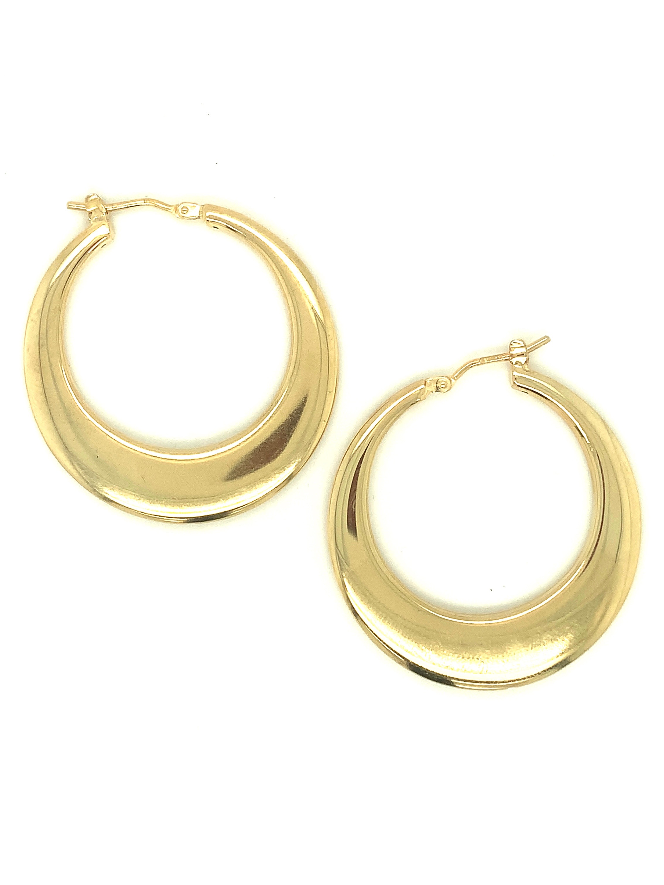 Lisa Nik Thin Graduated Hoop Earrings