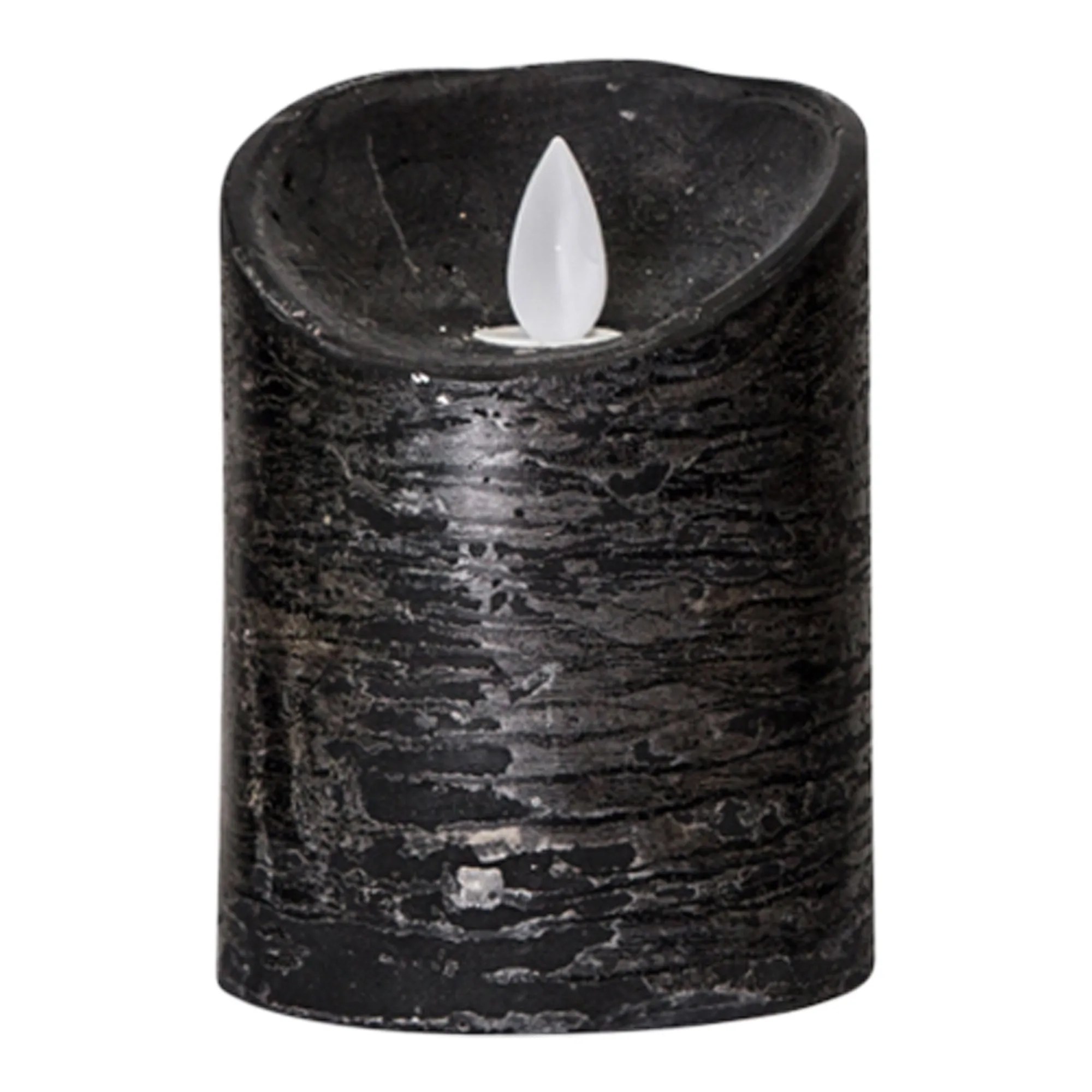 LED light Candle rustic black S Lisa's Living