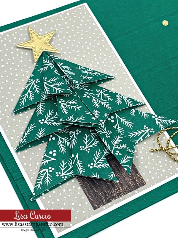 Origami Christmas Tree Card You Can Make the Simple Way