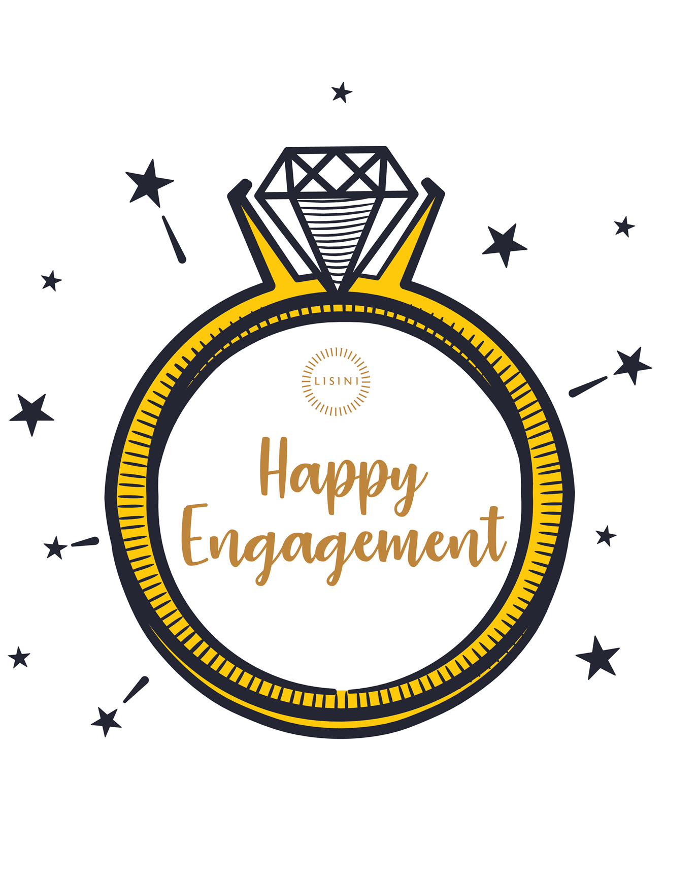 Engagament Congratulations Gift Card Gift Cards Lisini Gifts