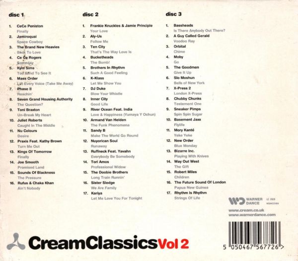 Various Artists Cream Classics Vol 2 (2004)
