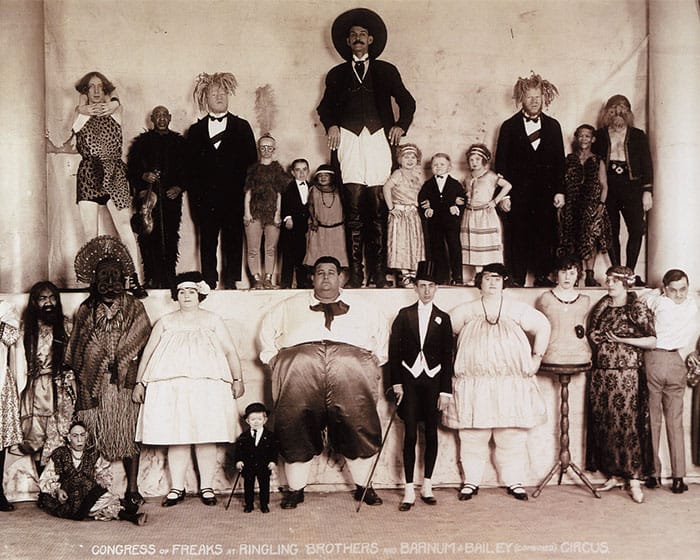 Top Ten Famous Sideshow Performers Freaky Human Oddities