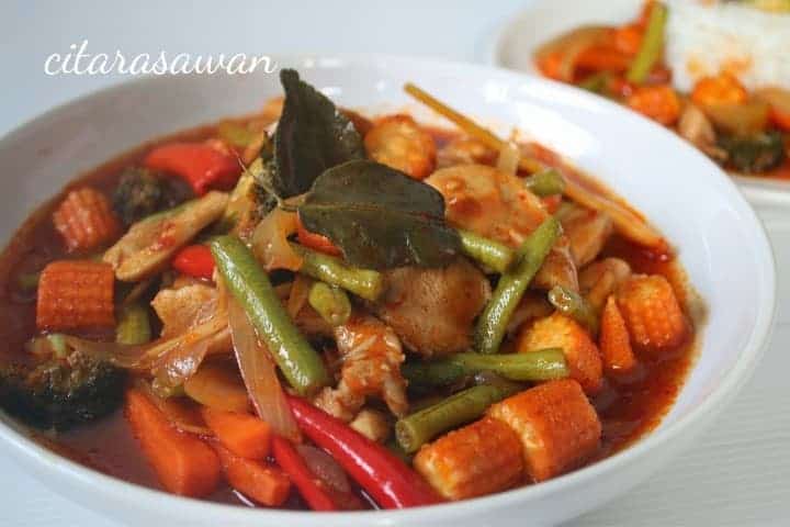 Resepi Ayam Paprik Ala Thai Listikel Com