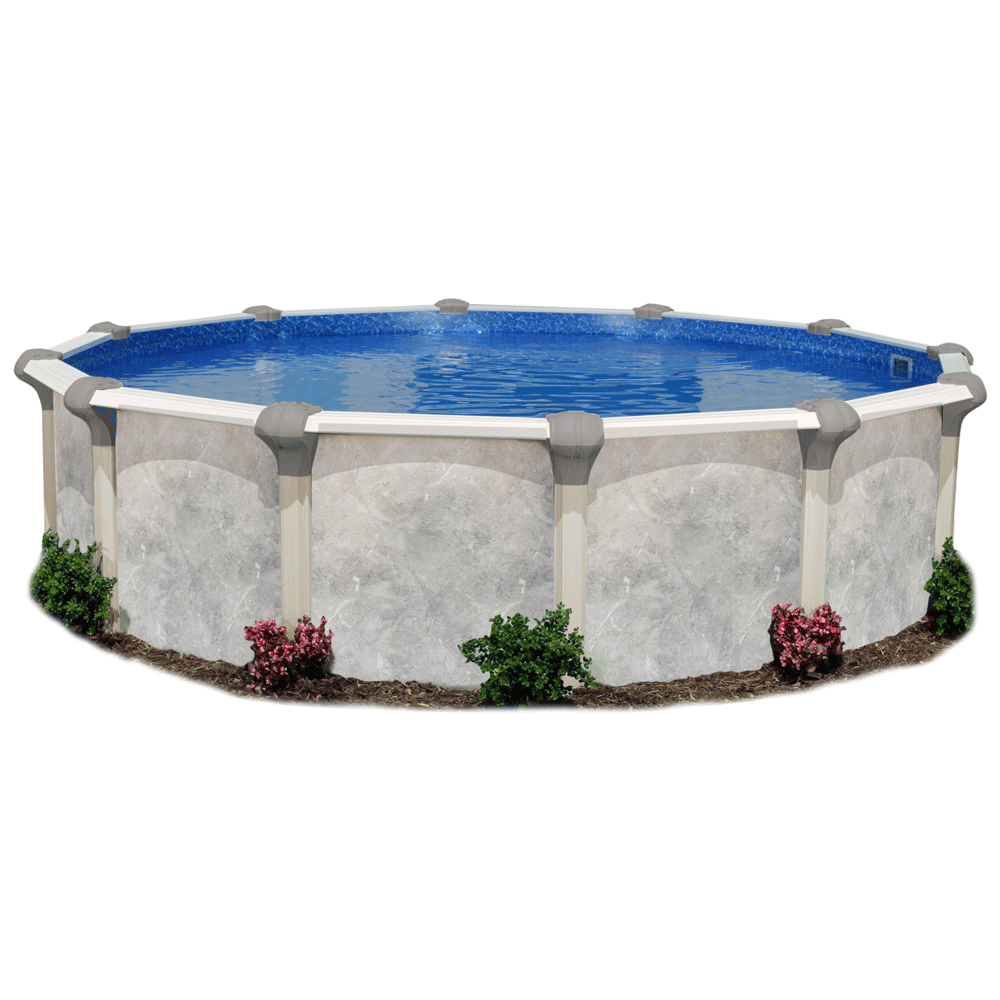12ft x 52in Tahitian Resin Wall Steel Frame Above Ground 12ft x 52in Tahitian Resin Wall Steel Frame Above Ground