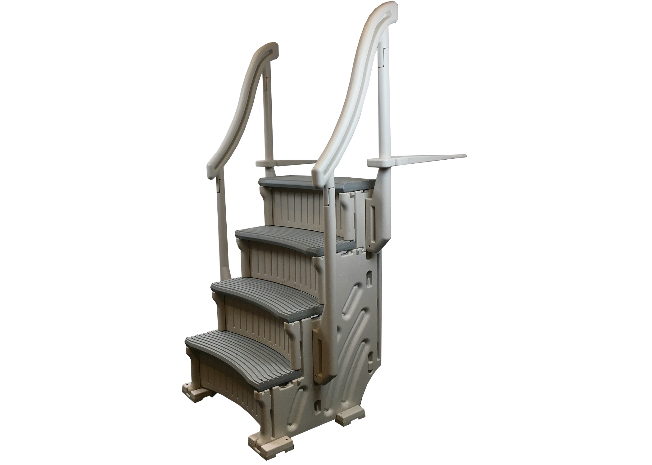 Confer CCXAG Grey 4Step Above Ground Swimming Pool Entry Steps Stairs