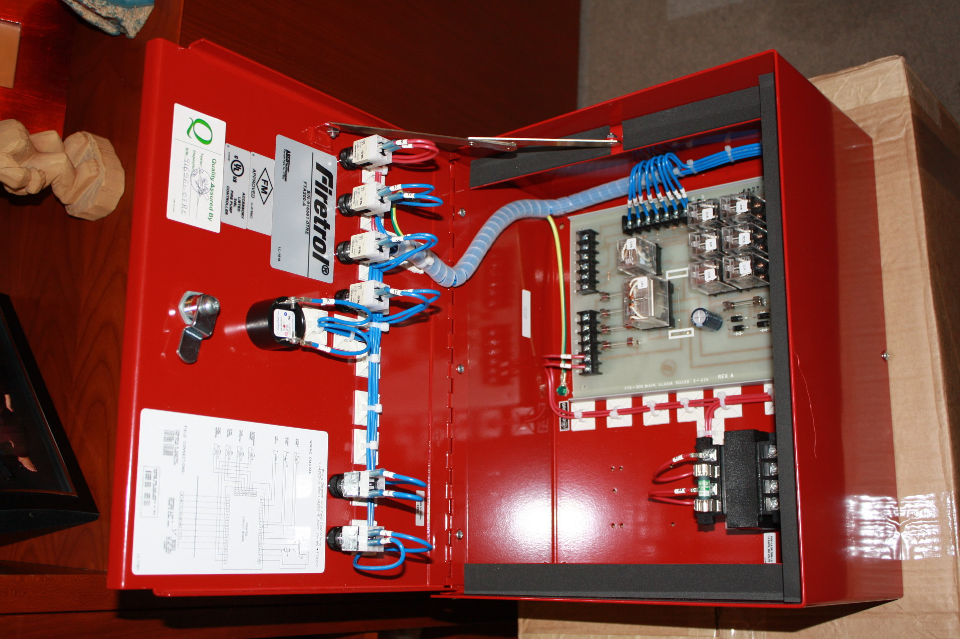 FIRETROL FTA200A 1104684 ELECTRIC FIRE ALARM PUMP CONTROL PANEL NIB