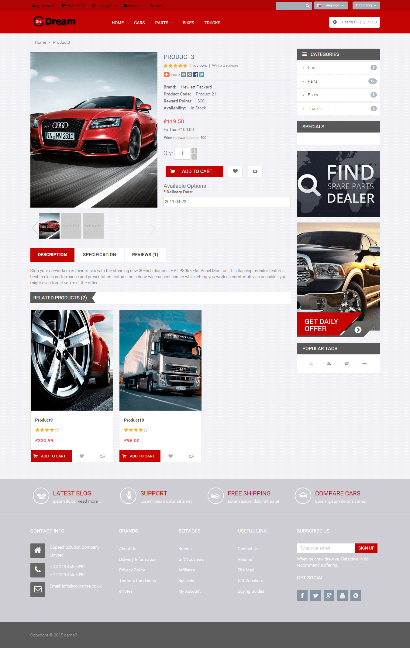 ready to use Website, Online Store for 65 ListingDock