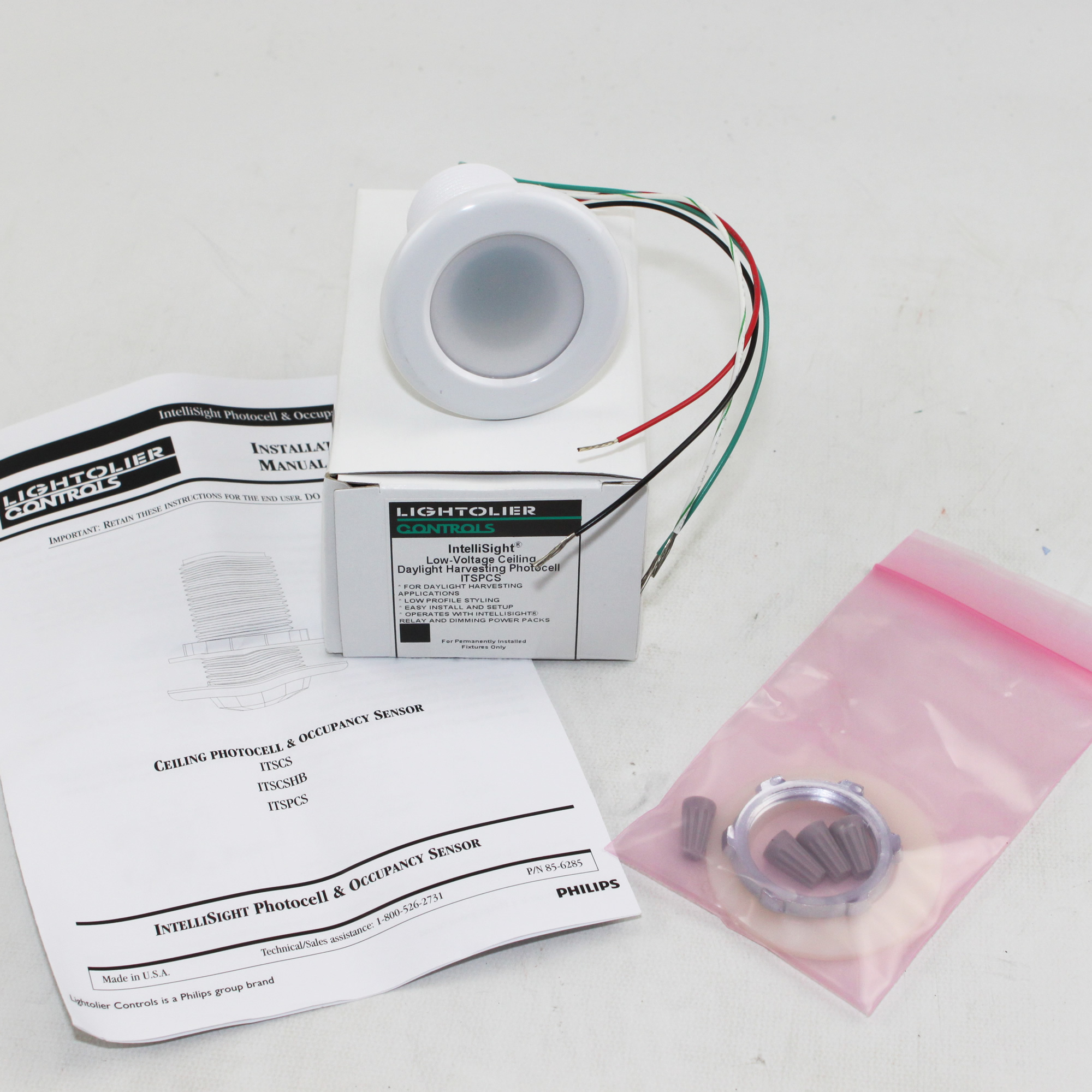 INTELLISIGHT LIGHTOLIER ITSPCS LOWVOLTAGE PHOTOCELL DAYLIGHTING SENSOR