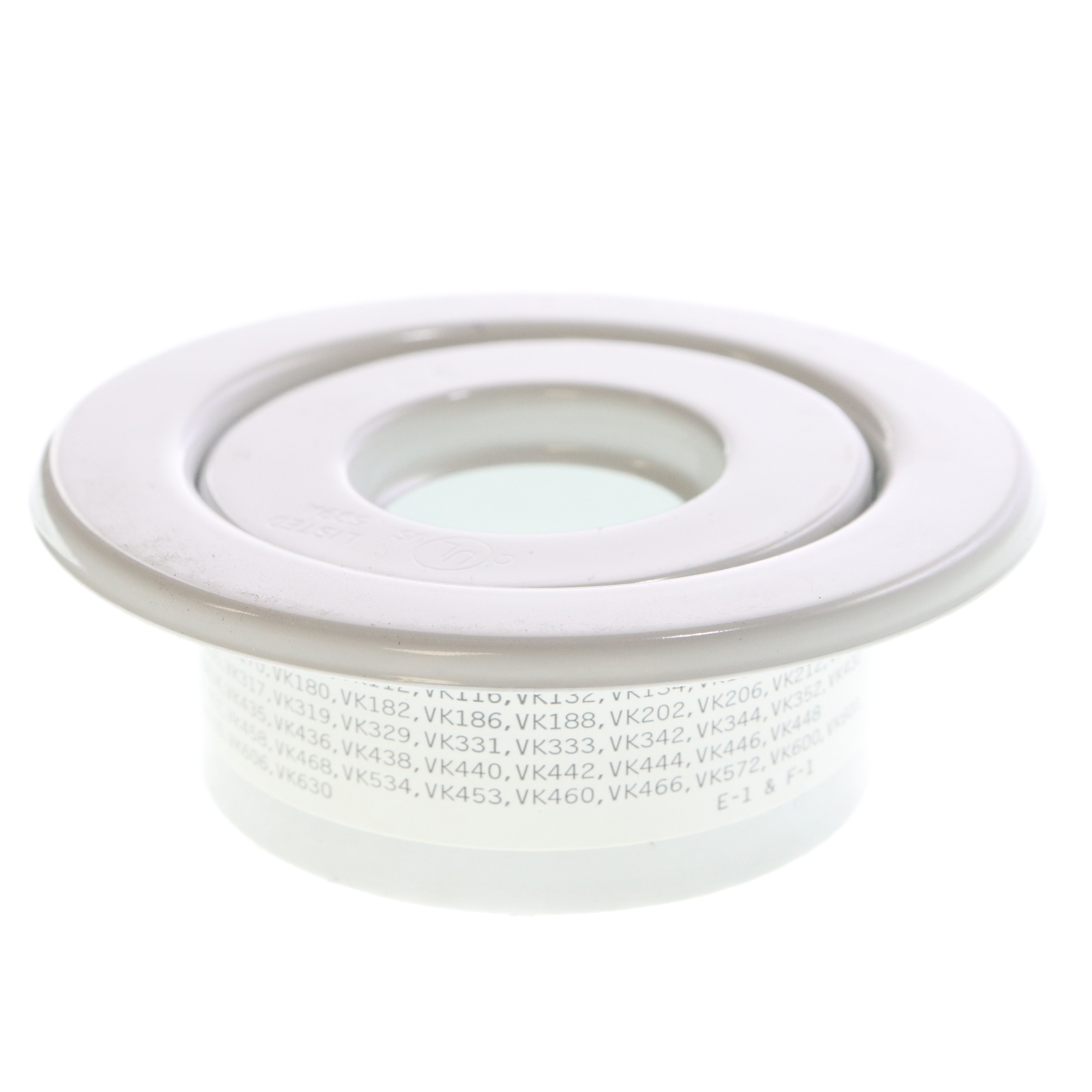 VIKING 06420AM/W RECESSED FIRE SPRINKLER ESCUTCHEON COVER, WHITE, E1