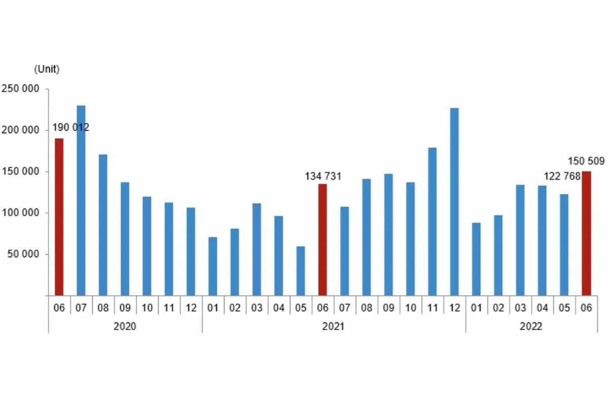 House Sales Statistics, June 2022 Listing Turkey