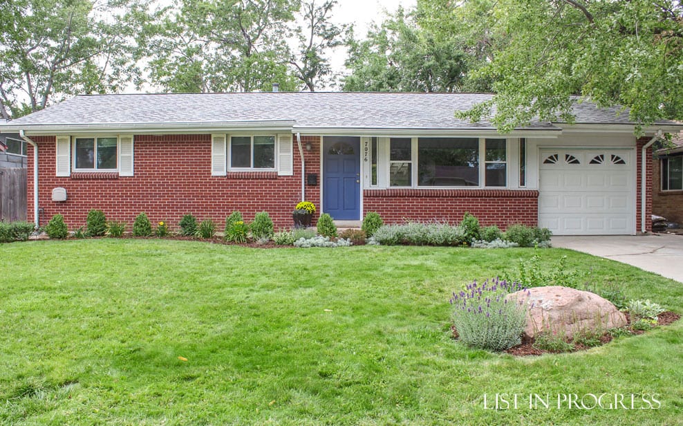 Red Brick Ranch House Tour Our First Home List in Progress
