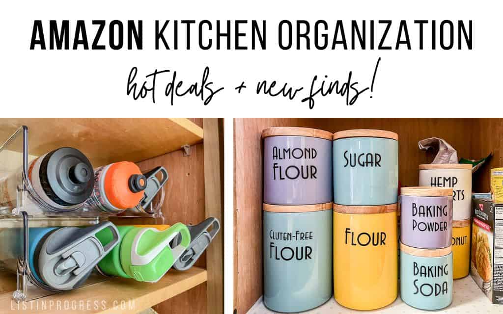 Great Amazon Kitchen Organization Finds List in Progress