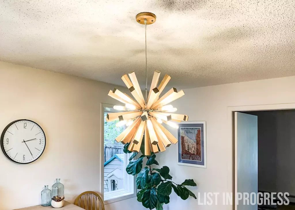 How to Choose Light Fixtures for Your Home List in Progress