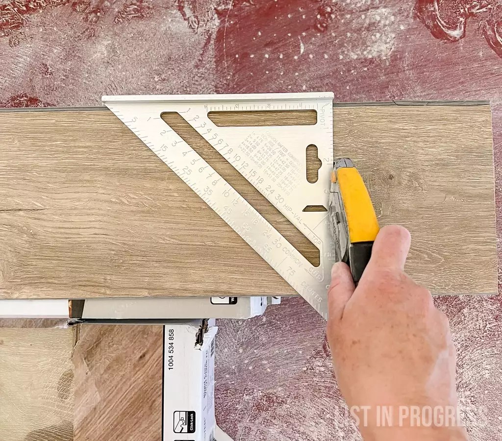 15 Tips for Installing Vinyl Plank Flooring List in Progress