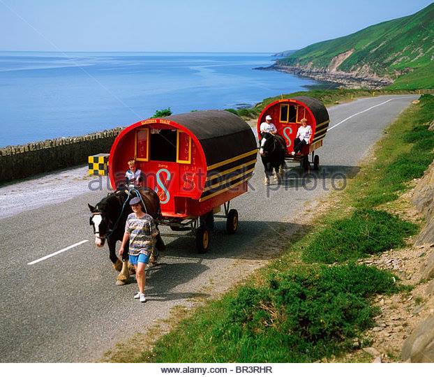 Horse Drawn Caravan Holidays in the 1960s and St. Patrick’s Day 2016