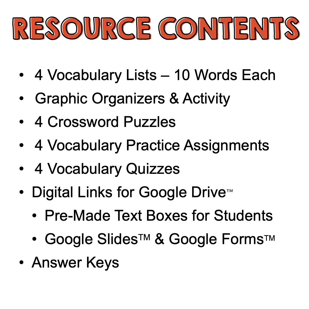 Front Desk Vocabulary LIT Lessons