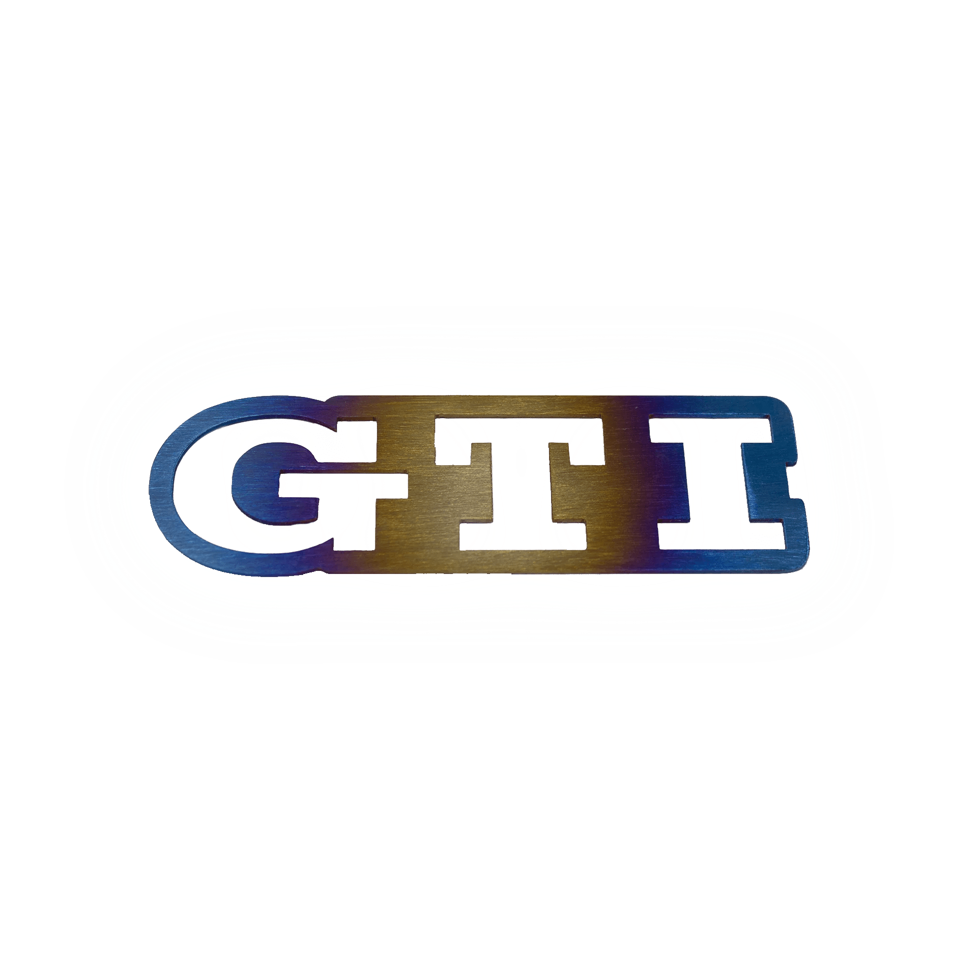 Lit Logos x JDCustoms GTI Titanium Plate