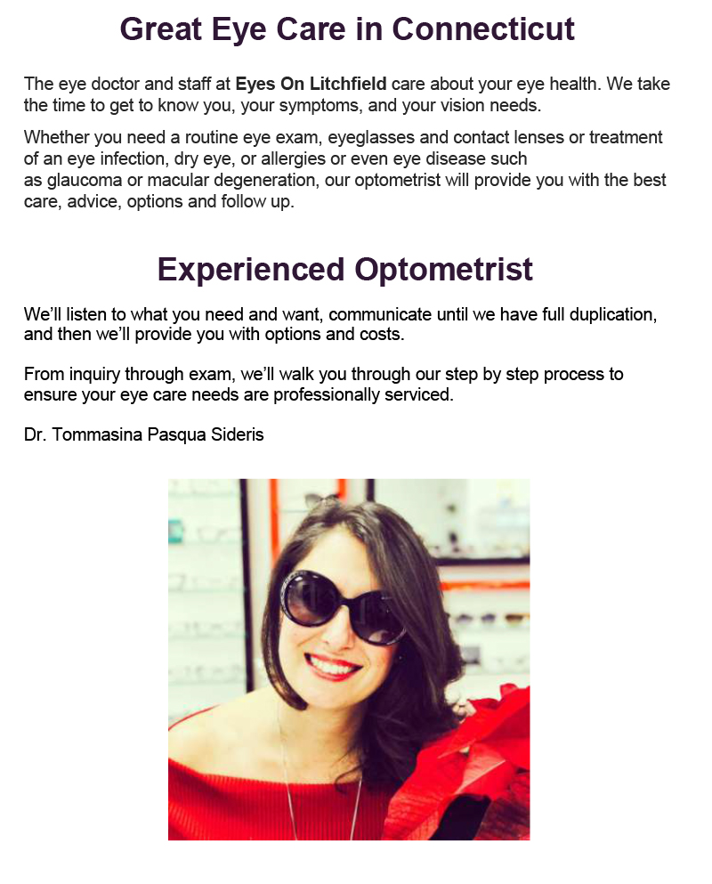 Contact Lenses near Torrington, Connecticut Eyes On Litchfield