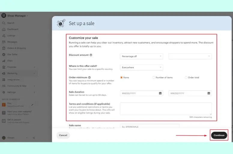 How to Run A Sale on Etsy and Win Customers? [2024 Updates]