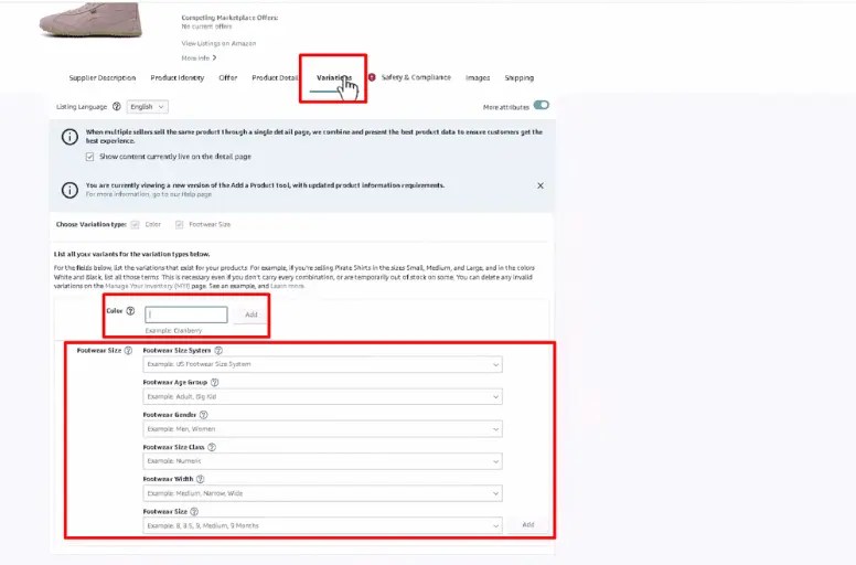 How to Add a Variation to an Existing Amazon Listing 2024 Update