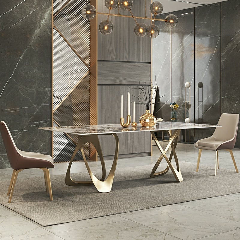 Highend luxury modern dining table Lite Imports