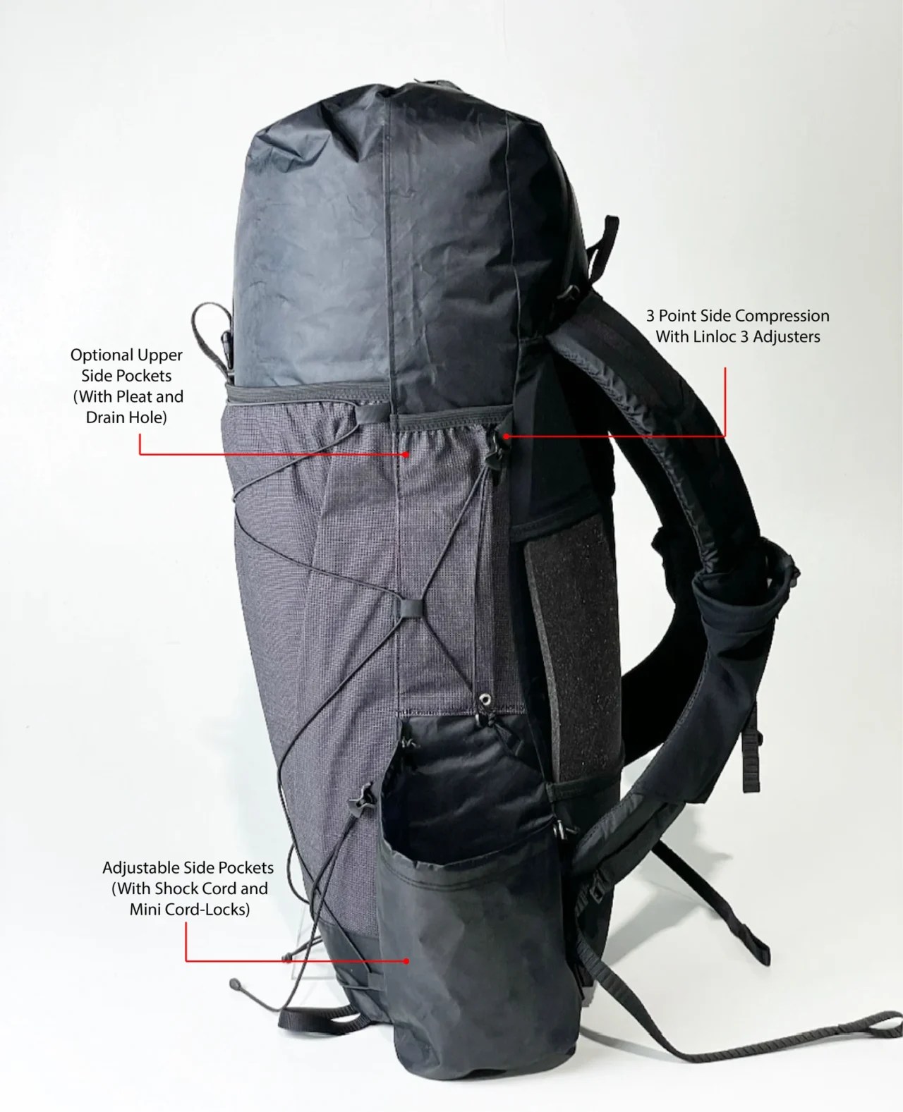 UltraWeave™ 35L Curve Frameless Custom Ultralight Backpack