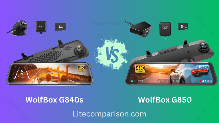 WolfBox G840s vs G850 - Top 4K Mirroro Dash Cam