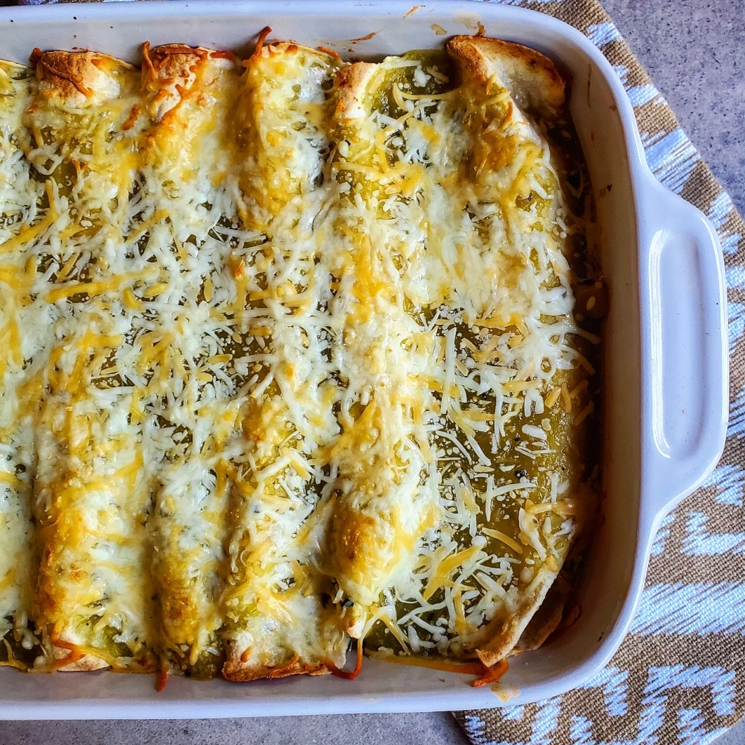 Green Chili Enchiladas Lite Cravings