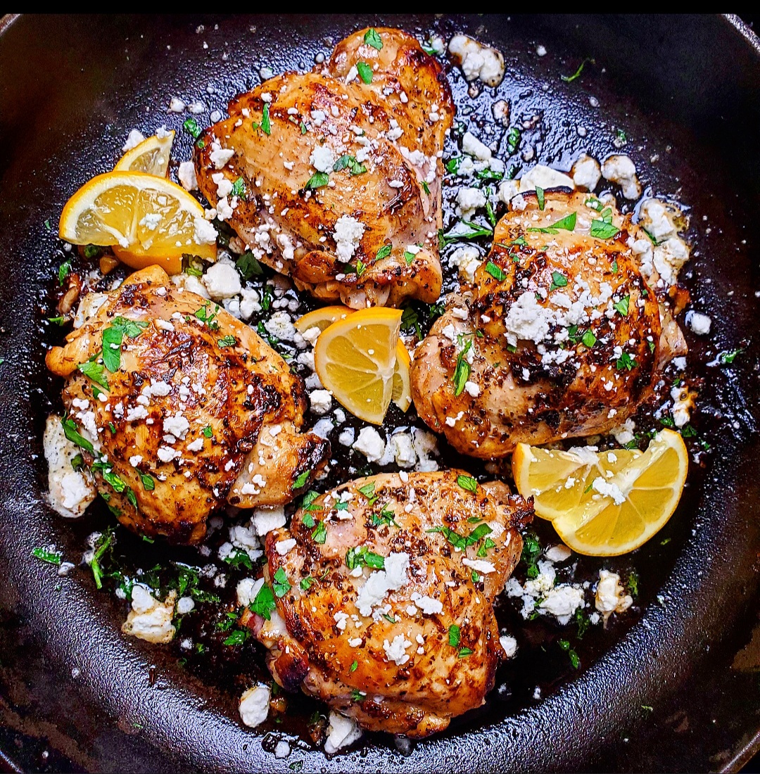 Greek Chicken Thighs Lite Cravings