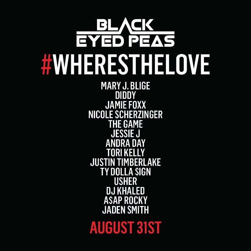 Black Eyed Peas Release ‘Where Is The Love’ Remake