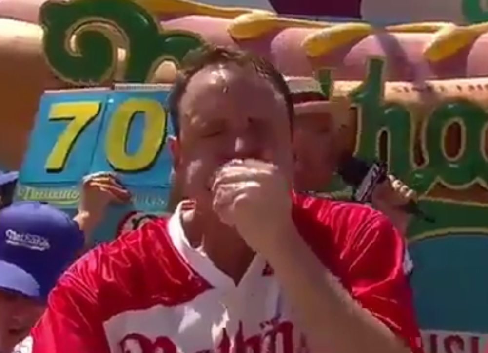 Joey Chestnut Does It Again!