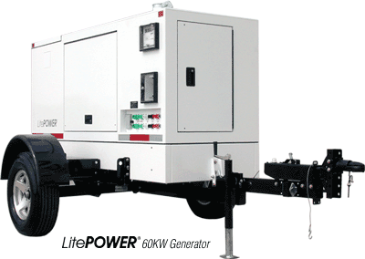Movie Quiet® 60KW Generator 500 Amps Prime Power @ 120 Volts