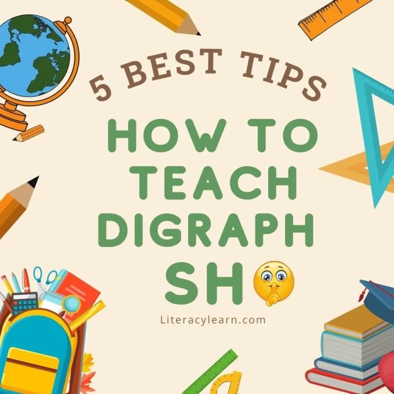 How to Teach Digraph SH 5 Best Tips + FREE Poster! Literacy Learn