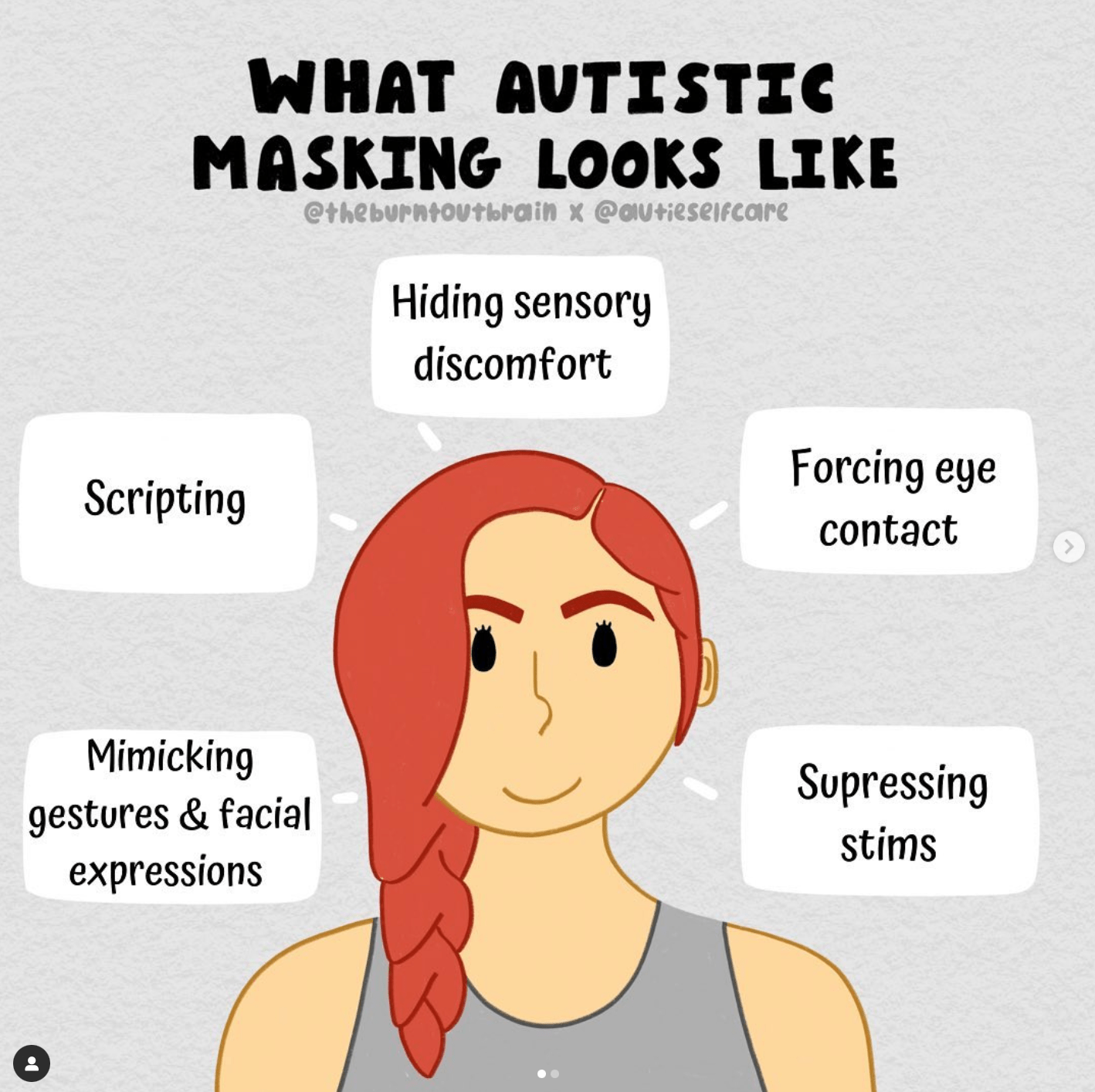 Autistic Masking Literally Ausome