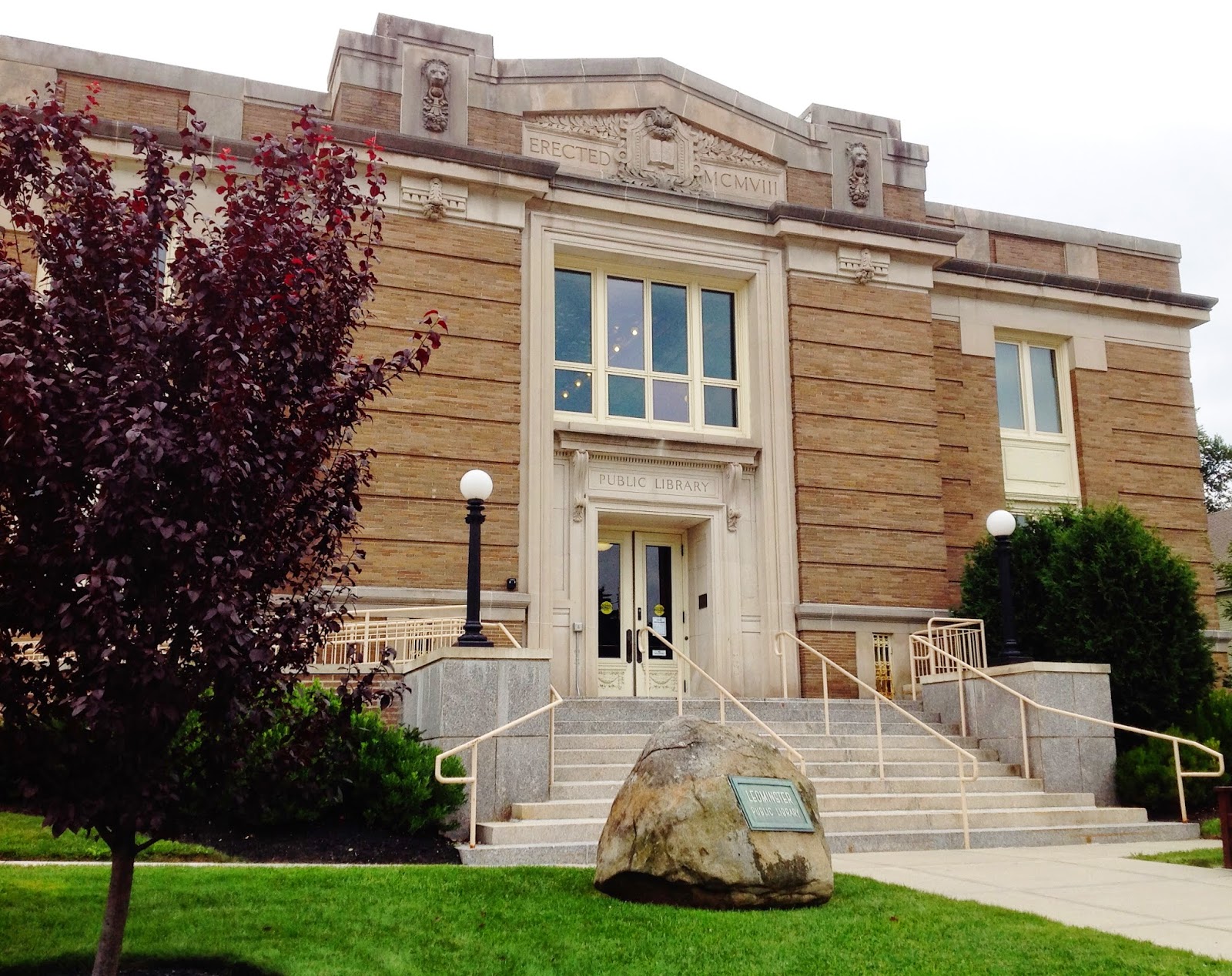 Leominster Public Library Literary Massachusetts