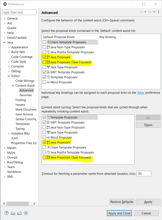 How To Enable In Eclipse Java