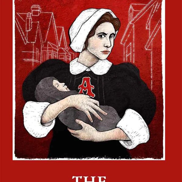 Analyze the symbolism of the scarlet letter in Nathaniel Hawthorne's novel
