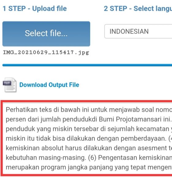 Cara Copy Teks Dari Gambar Secara Online [Tanpa Aplikasi