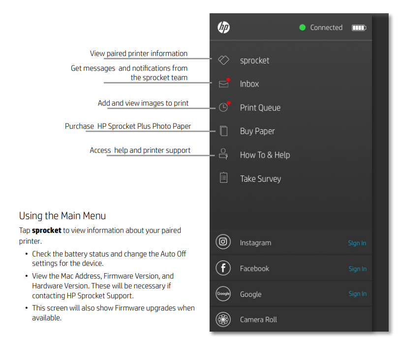 Latest firmware version NUMBER for sprocket plus HP Support Community
