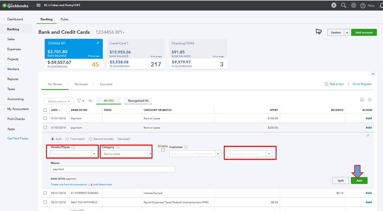 Can someone help me with categorizing a bank transfer?