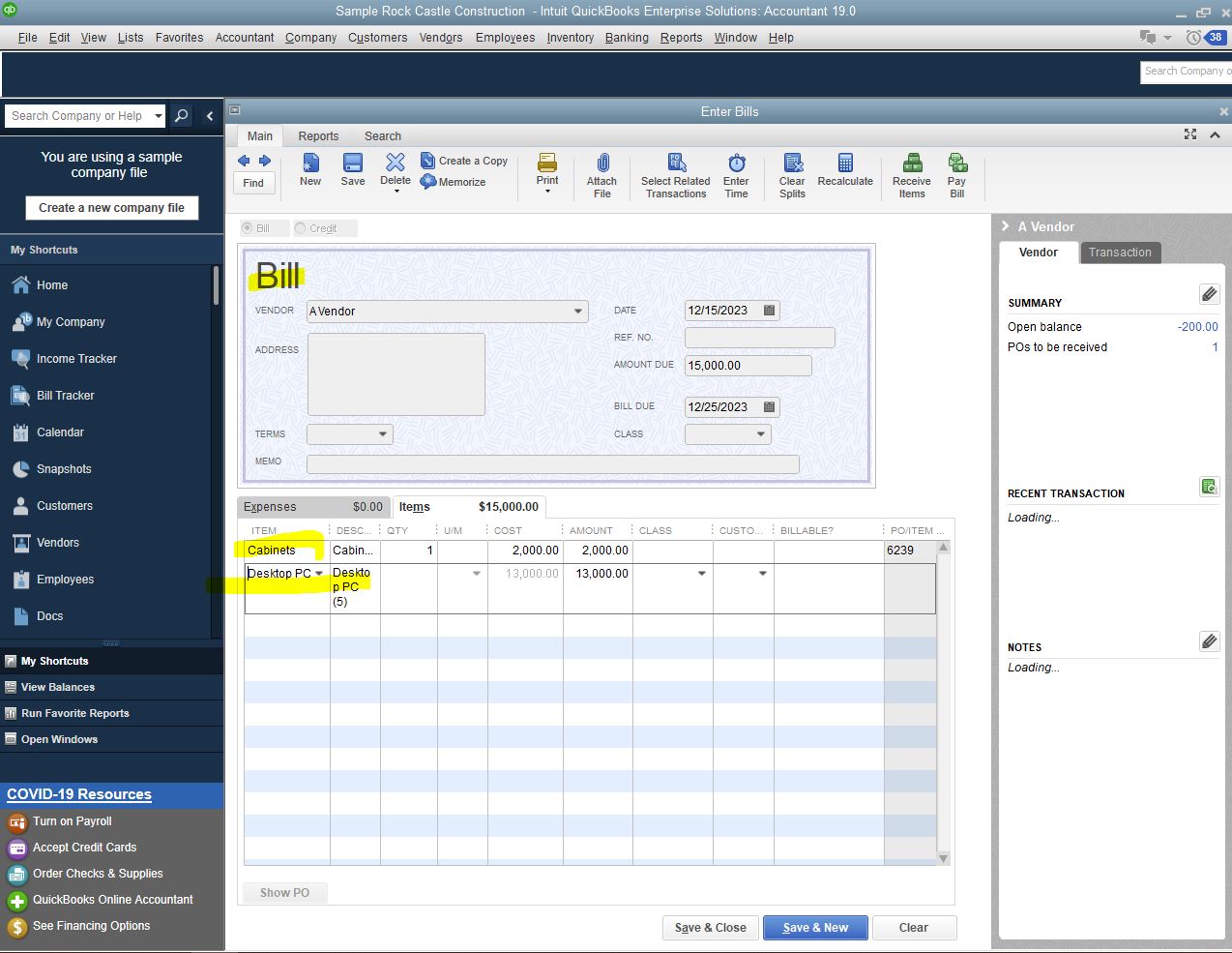 Solved: Item codes in Journal Entries - QB Desktop