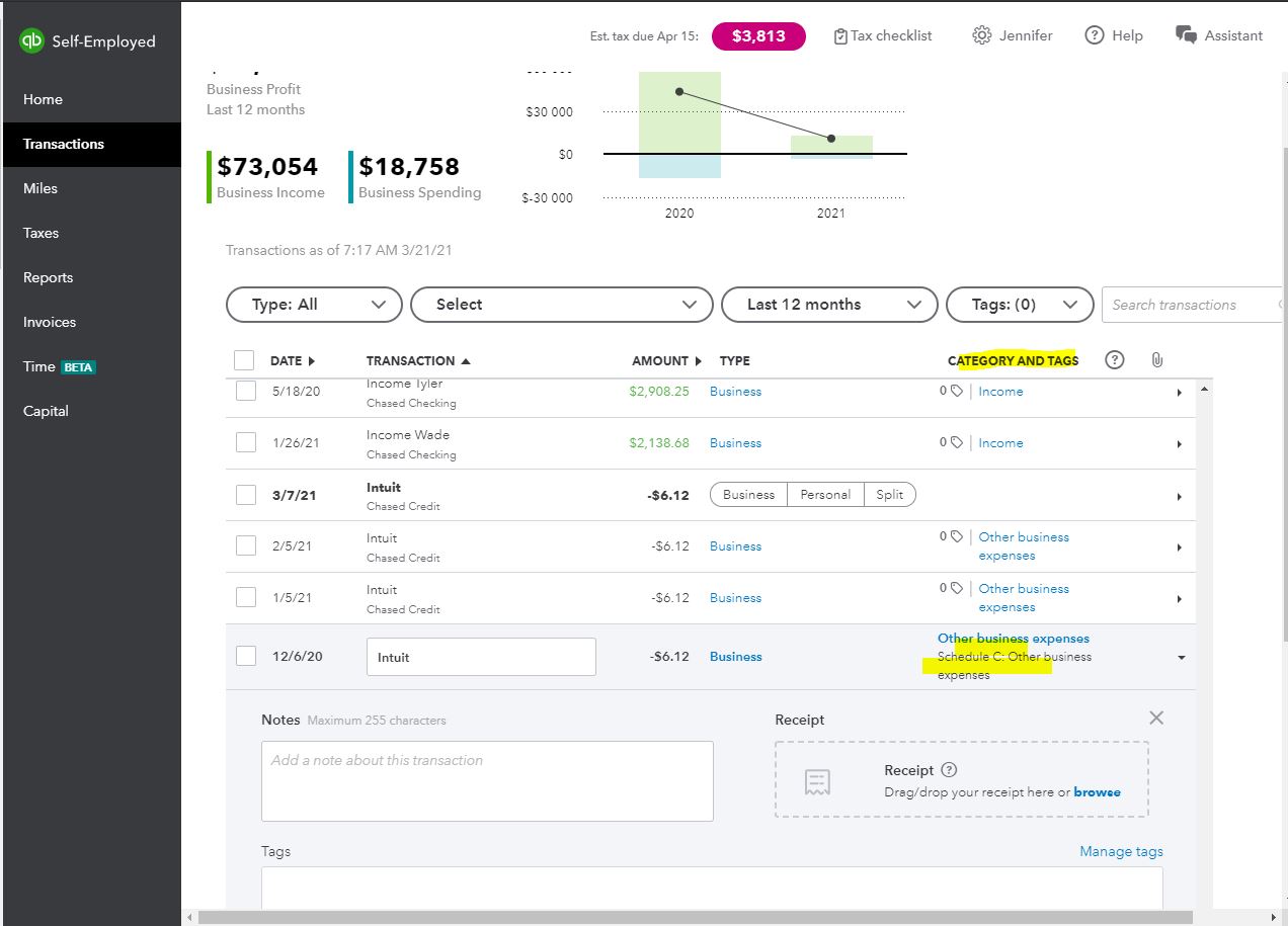 Why does self employed intuit force me to enter au...