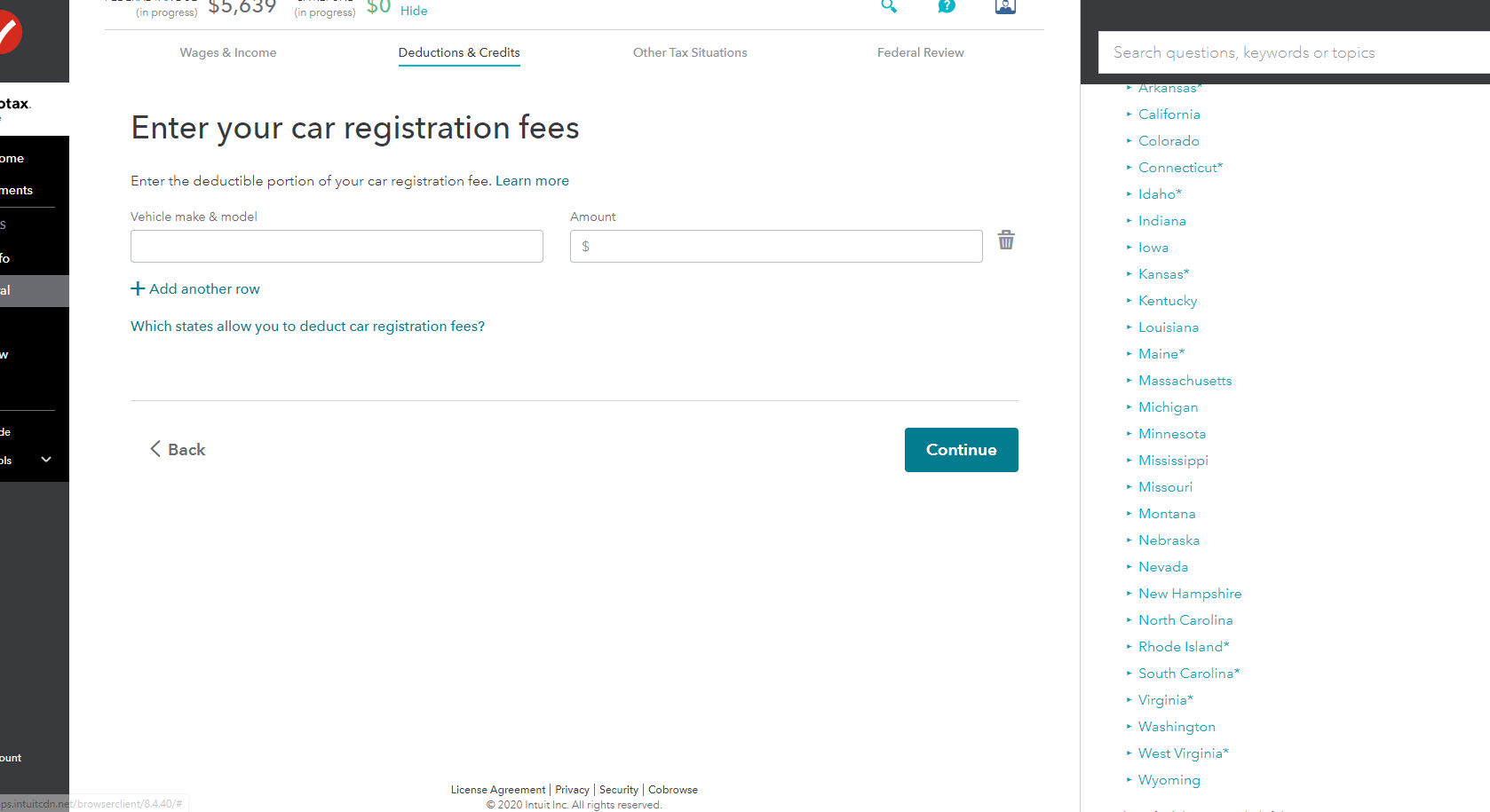 Can i deduct my car registration fee if i live in New York?