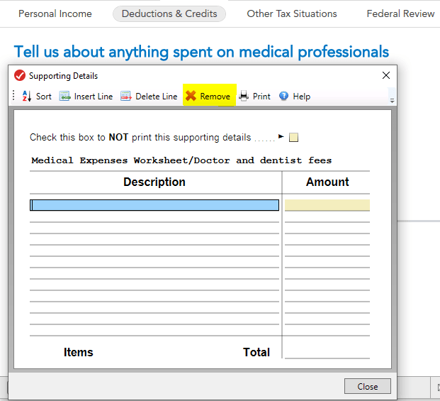 Solved Turbo Tax will not allow me to enter my property tax for my