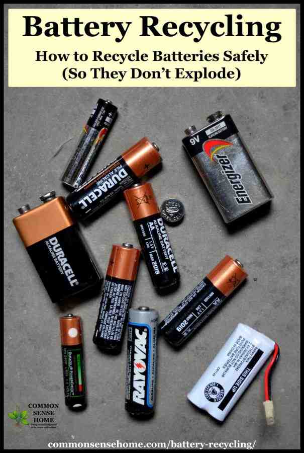 Ways to dispose of rechargeable batteries without causing a fire